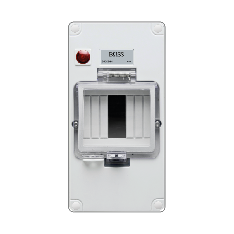 IP56 series ELCB box 4 gang