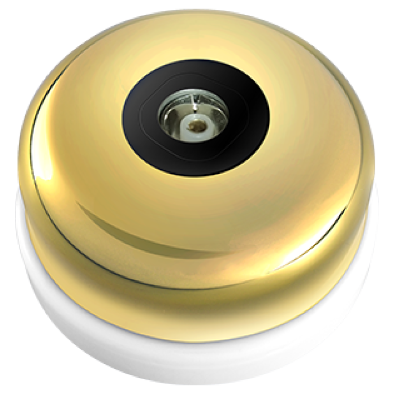 Vintage Gold 1 gang 75 ohm Coaxial TV outlet