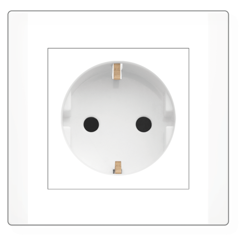 Violin schuko socket outlet, claw fixing