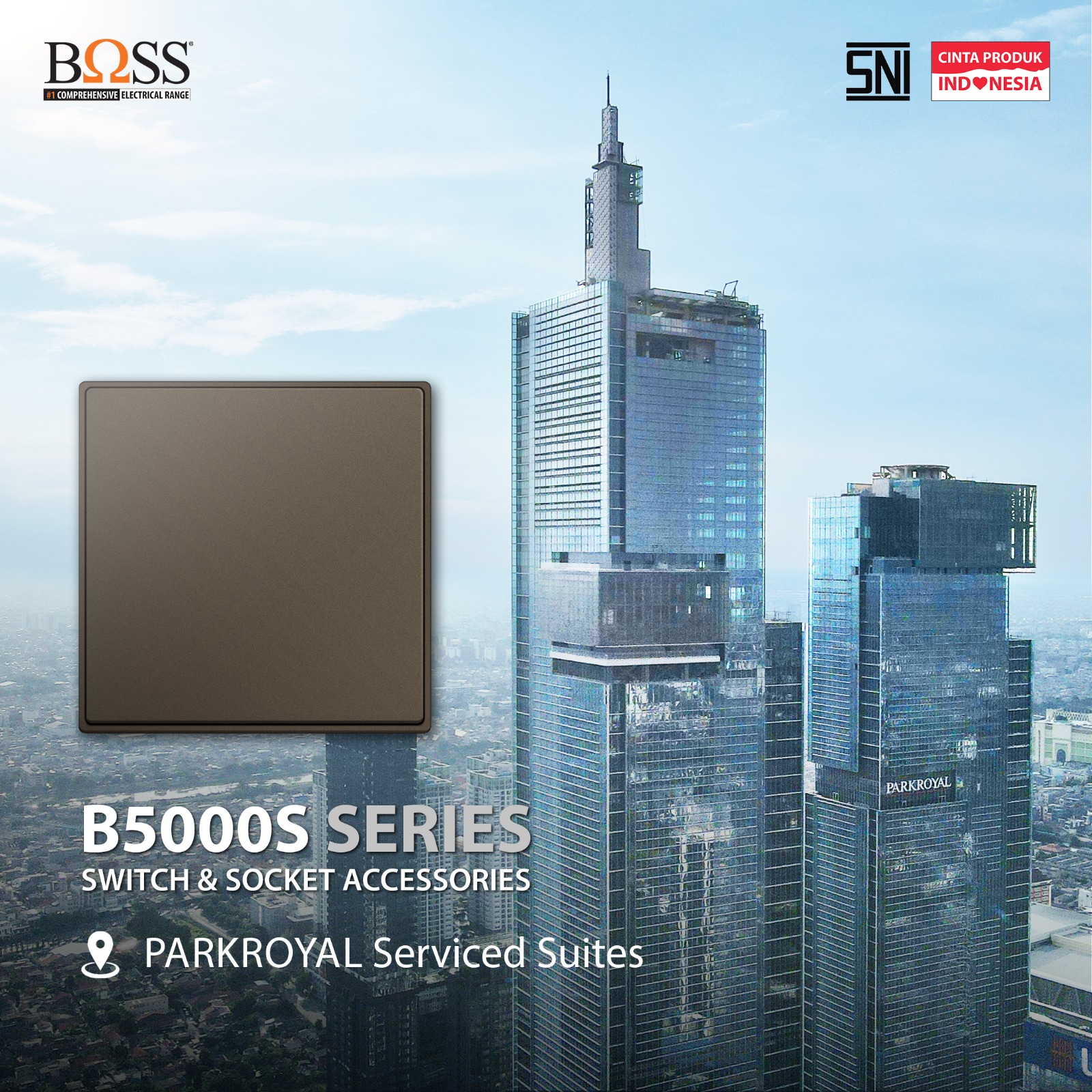 BOSS B5000s series for Hotel PARKROYAL Serviced Suites 